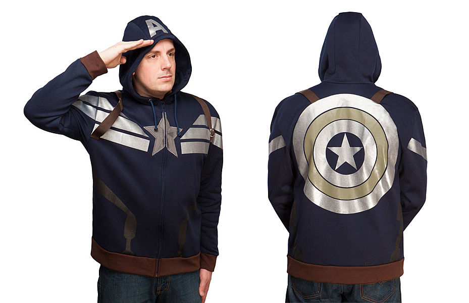 Wallpaper #8bjD15IBJvJKYCmEUeT-224 Captain America Premium Shield Strike Stealth Hoodie Geektyrant