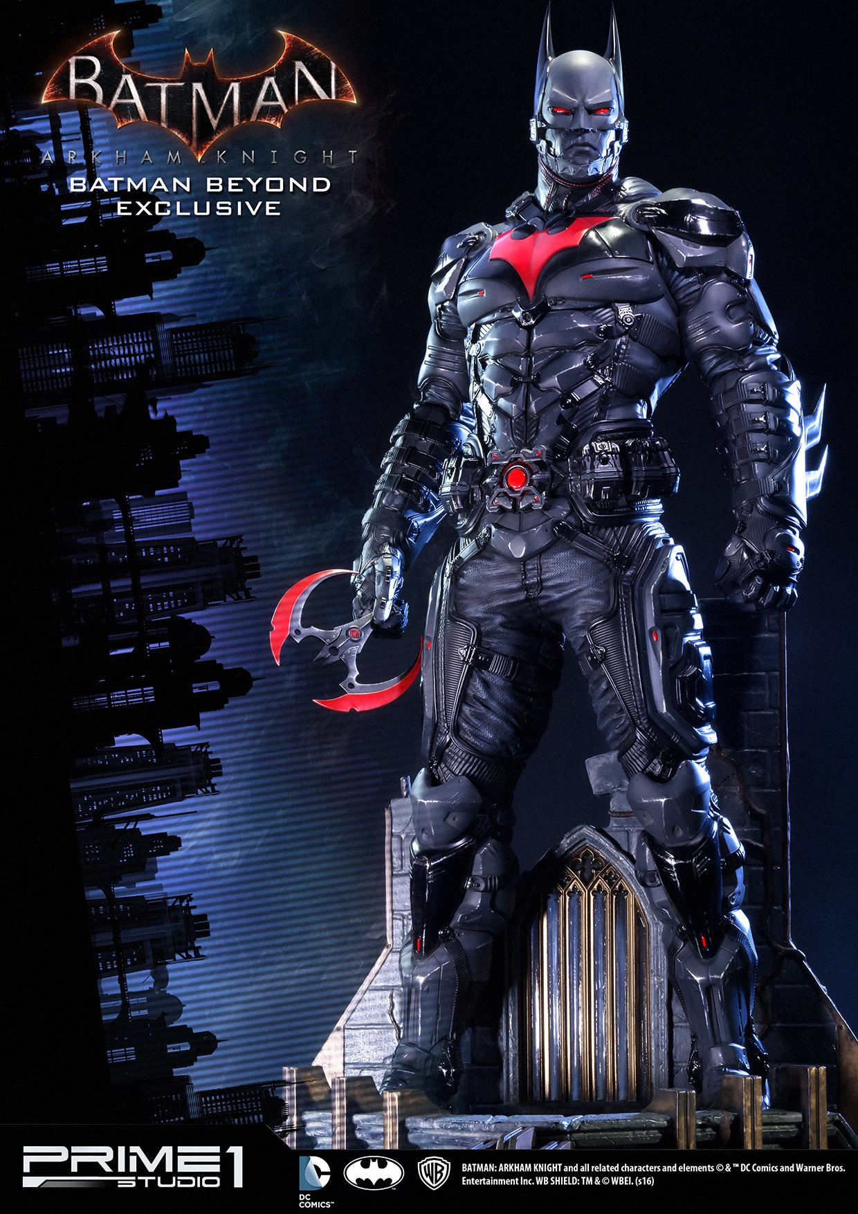 Wallpaper #nkIvPZMBOBpx0NhmCsP7246 Striking Batman Beyond Arkham Knight Statue Figure Geektyrant