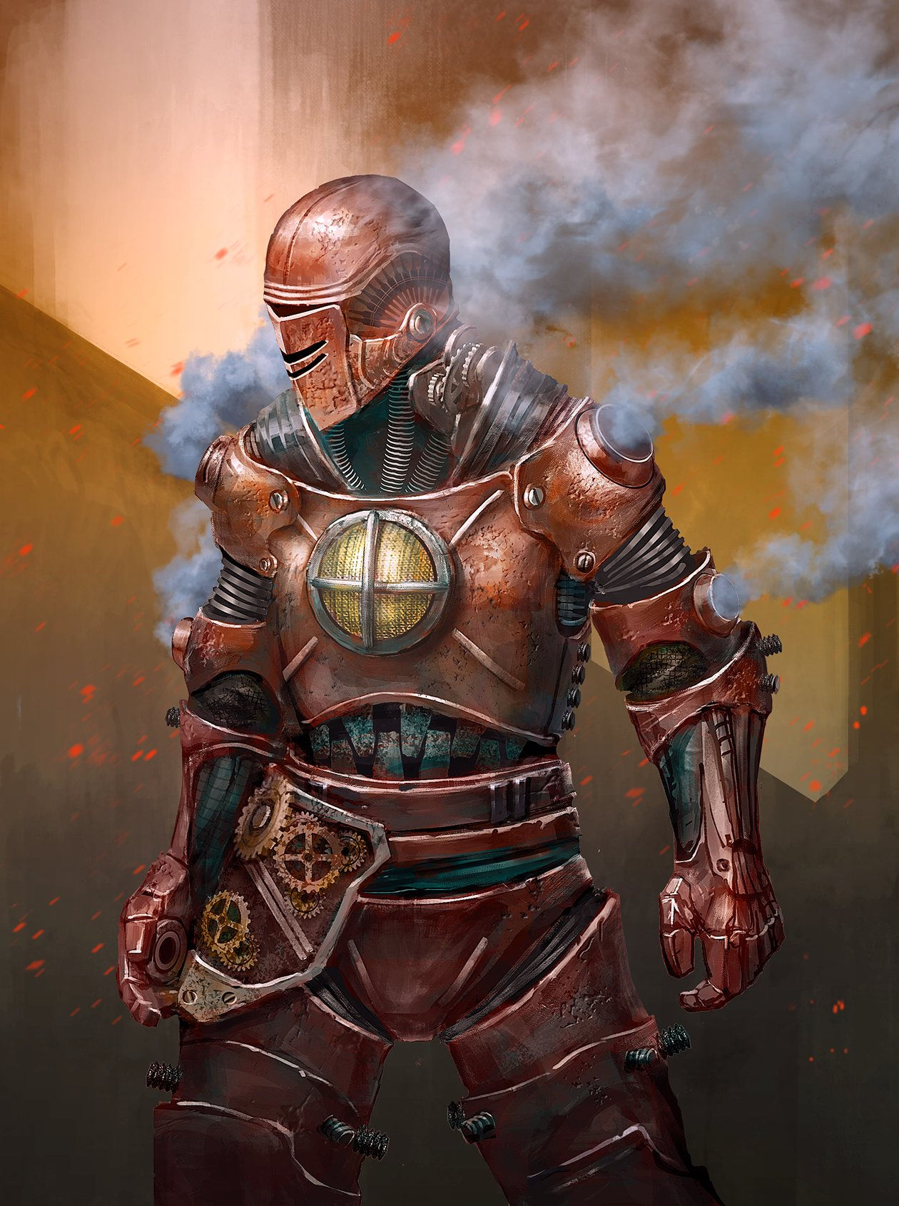 Wallpaper #eWe9B5MBSpphPi3-hcff93 Steampunk Iron Man Art by Thomas Tan Geektyrant