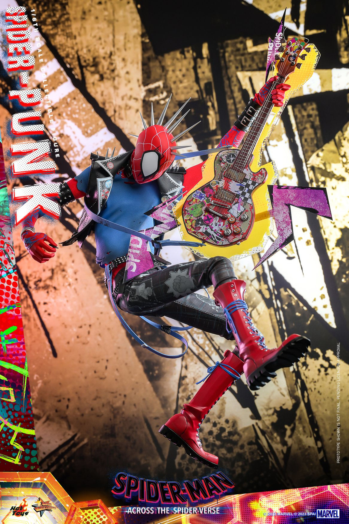 Wallpaper #HfQqOpMBKFX8bn3rhHgw352 Hot Toys Reveals Spider Punk Action Figure from Spider Man Across the