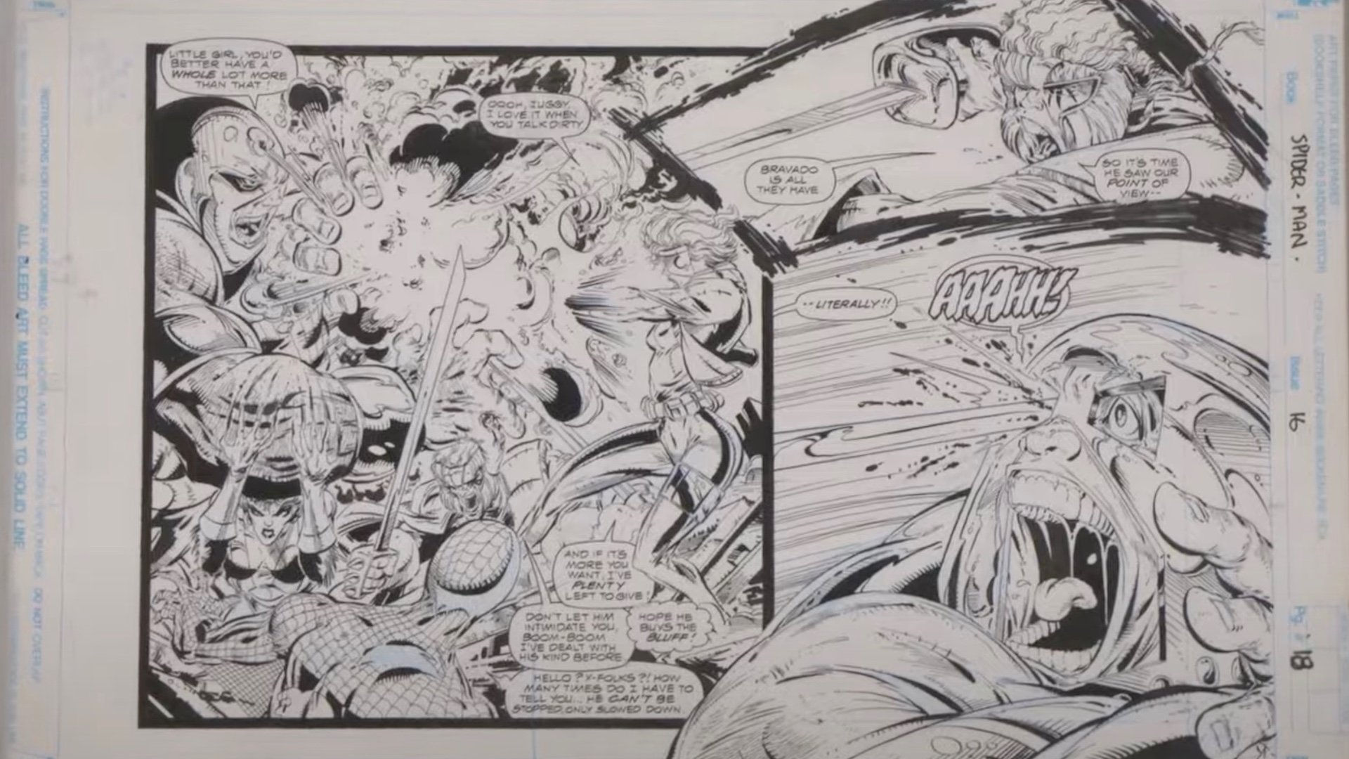 Wallpaper #z2dK-5IBSpphPi3-fJPS275 Todd Mcfarlane Reveals Banned Marvel Comics Art His Unused Wolverine