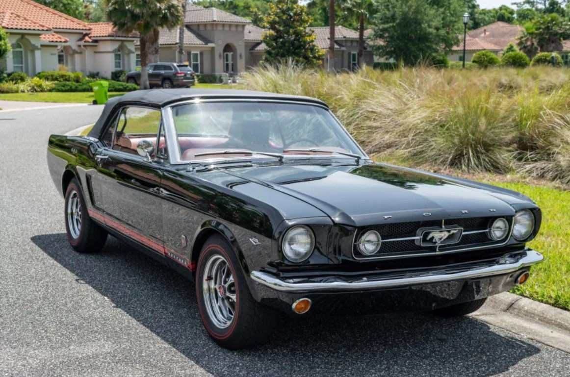 Wallpaper #uGfE7ZIBSpphPi3-LVlD164 For Sale 1965 Ford Mustang Convertible Black Black Soft Top 289ci