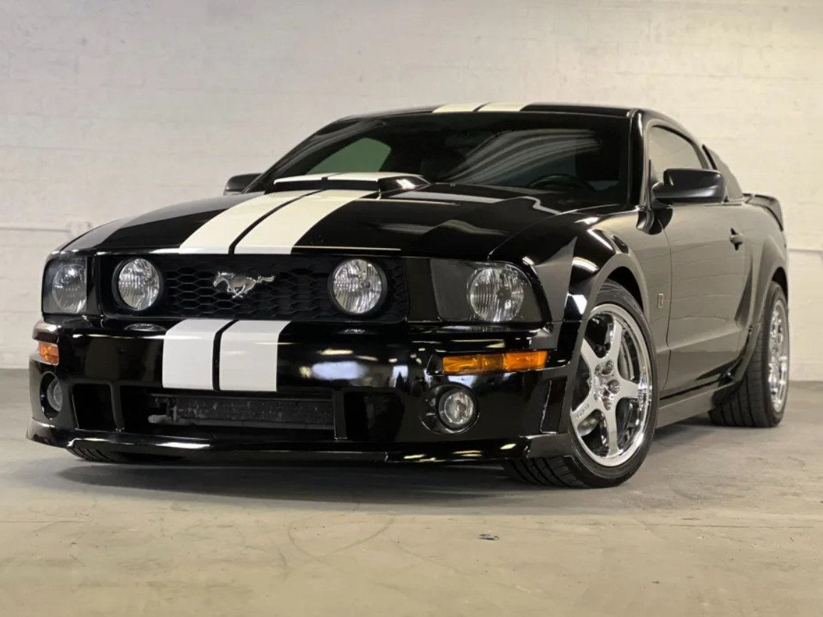 Wallpaper #o_RrOpMBKFX8bn3rHnjS9 For Sale 2006 Ford Mustang GT Roush Stage 2 Coupe 859 Black White