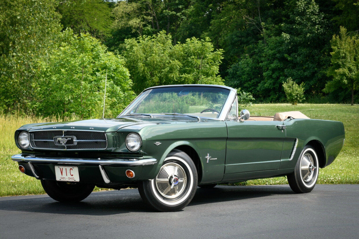 Wallpaper #60YXVZcBqAgmjOk2gV2U42 For Sale 1965 Ford Mustang Convertible Ivy Green 289ci V8 3 Speed