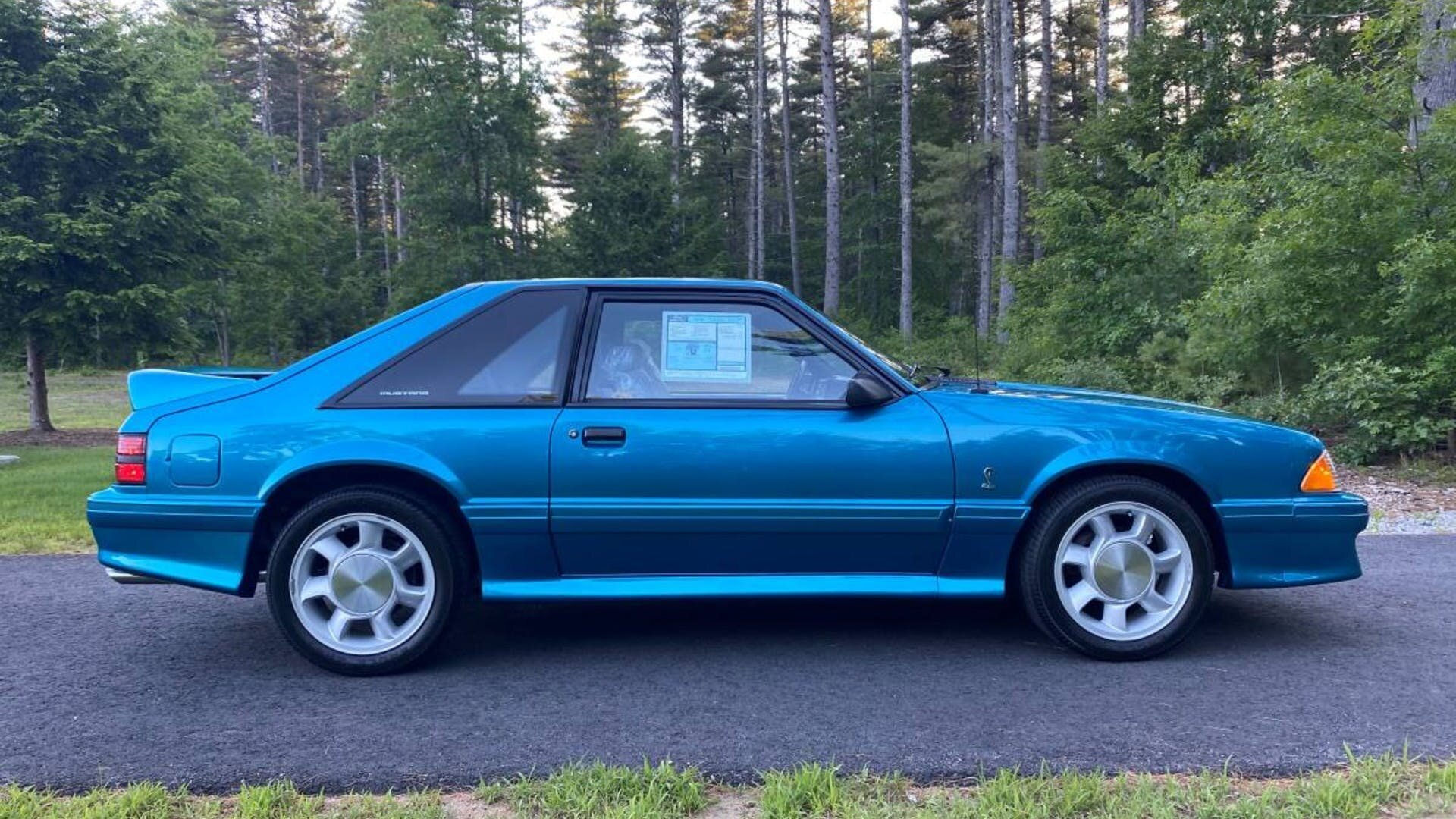 Wallpaper #LSwnSZMB0E1QgA7wUvIZ284 For Sale 1993 Ford Mustang Svt Cobra Teal 50l V8 5 Speed 255