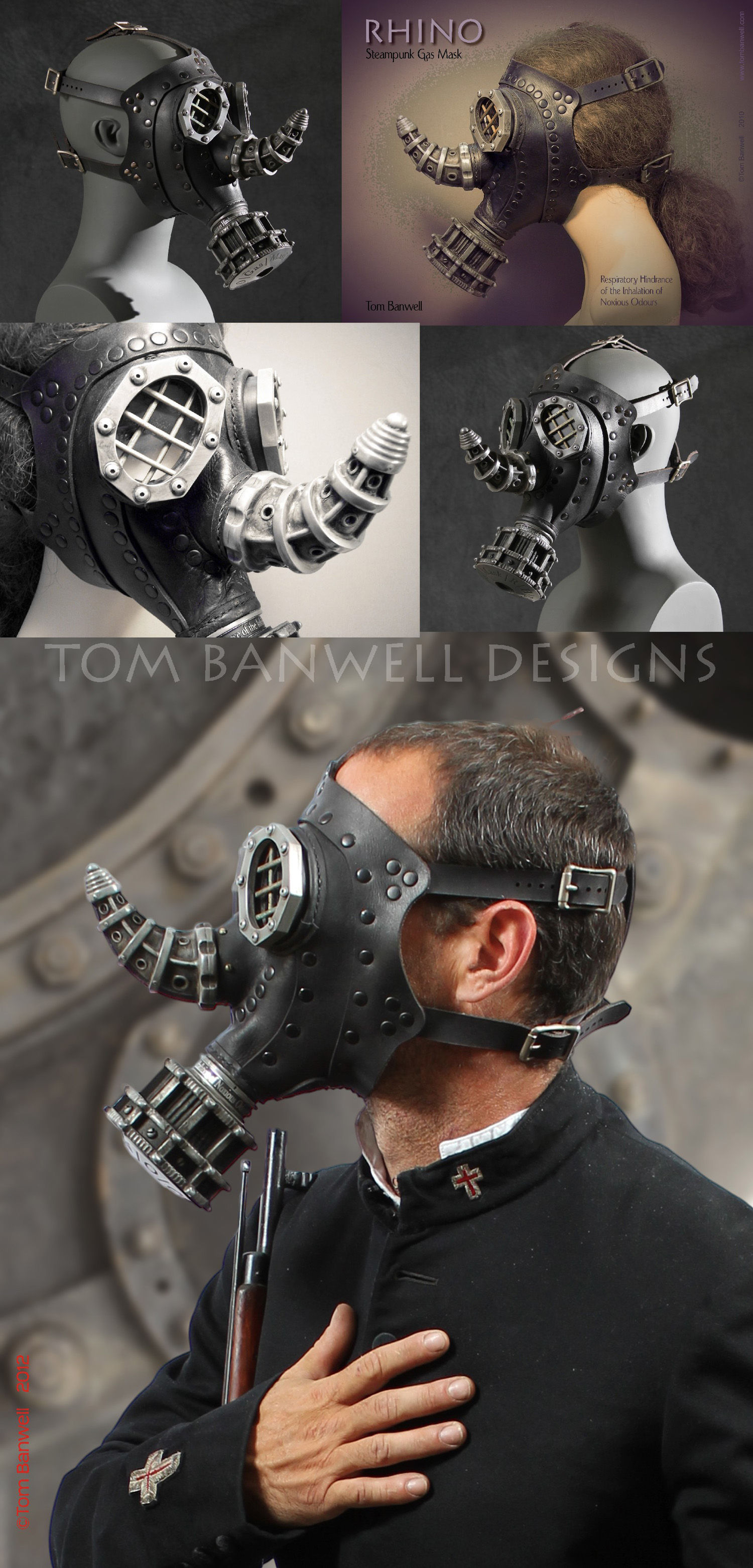 Wallpaper #27iuPpIBJvJKYCmE4csH14 Steampunk Masks Tom Banwell Designs