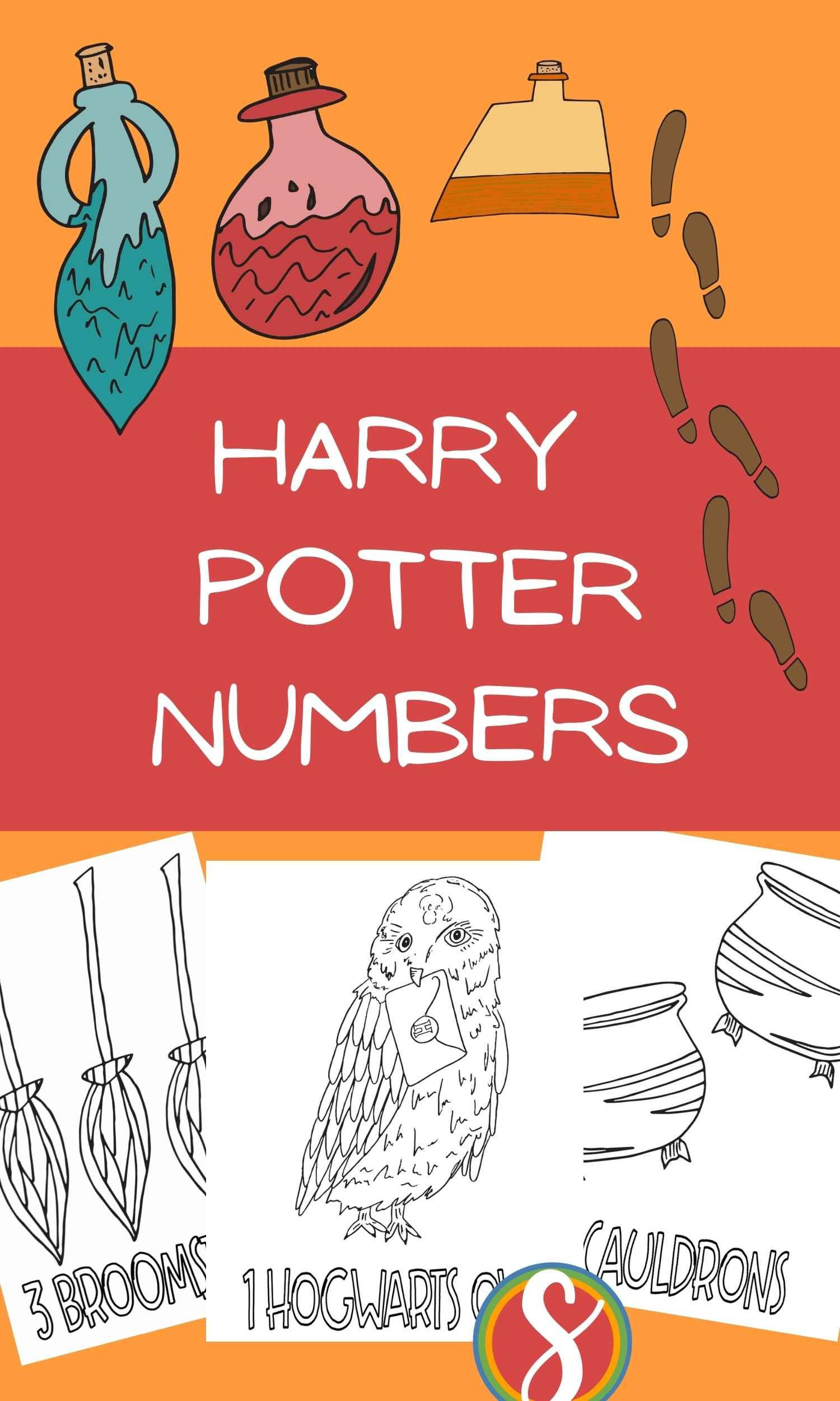 Wallpaper #bc0f4 Free Harry Potter Numbers 1 10 Printables Stevie Doodles Free