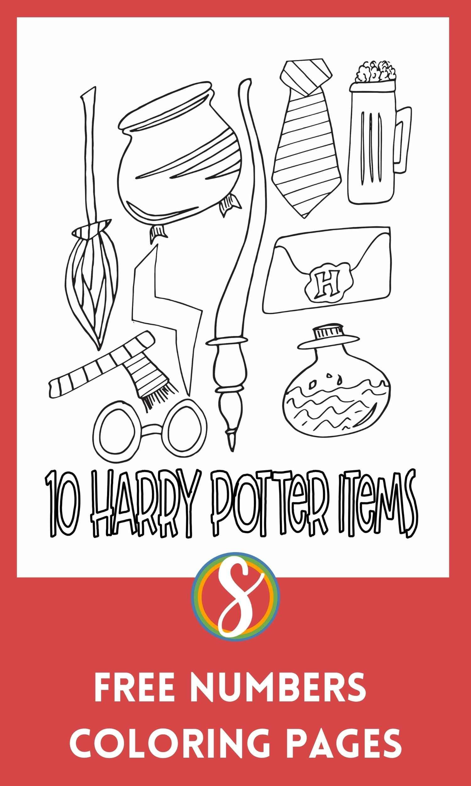 Wallpaper #bc0f4 Free Harry Potter Numbers 1 10 Printables Stevie Doodles Free