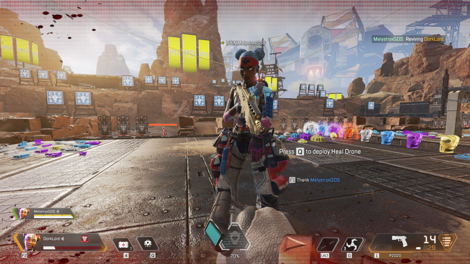 Wallpaper #WBnhOI8BtGB6xQ78Kqlb23 Apex Legends Gold Items Explained Backpack Helmet Armor Knockdown