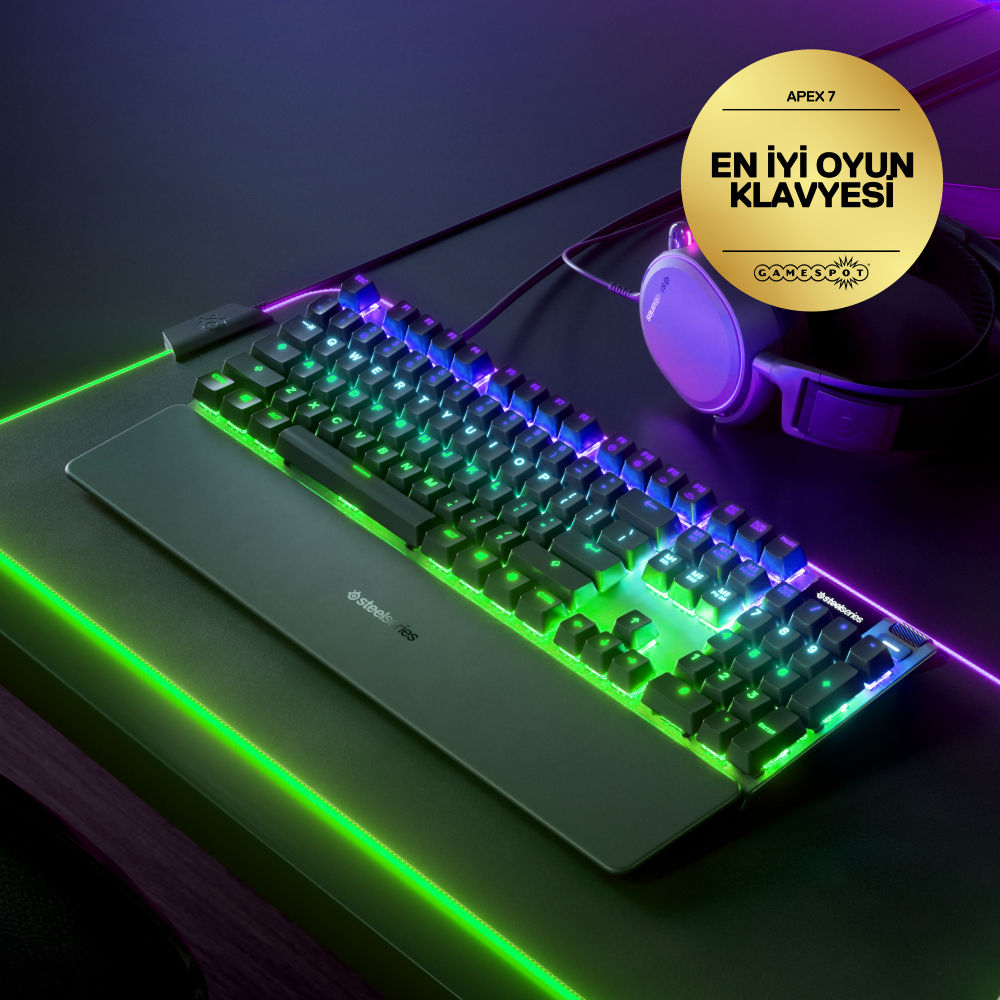 Wallpaper #Erj21pIBJvJKYCmE-eHl294 Steelseries Apex 7 Turkce Rgb Mekanik Red Switch Kablolu Gaming Klavye