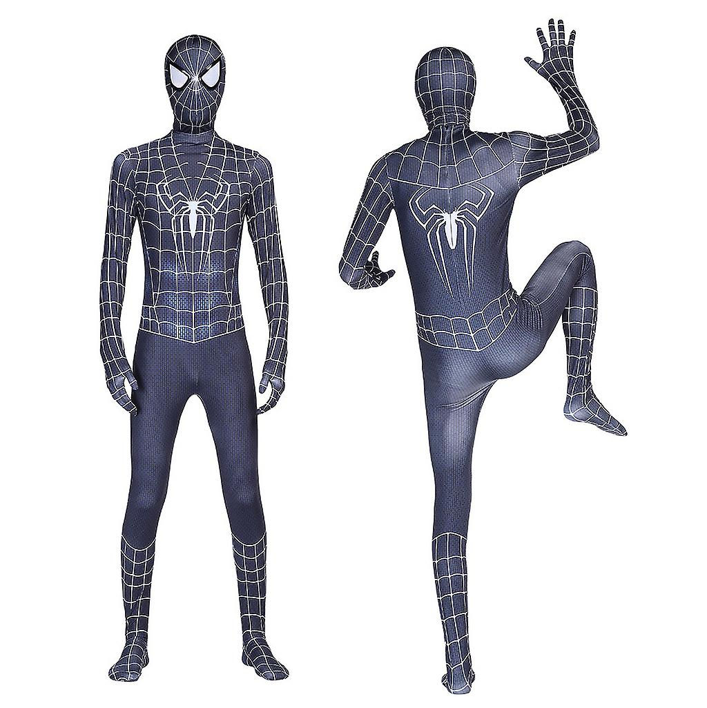 Wallpaper #bhkoNY8BtGB6xQ78FJ-N21 Kids Boy Spiderman Cosplay Suit Black Spider Man Costume Zentai