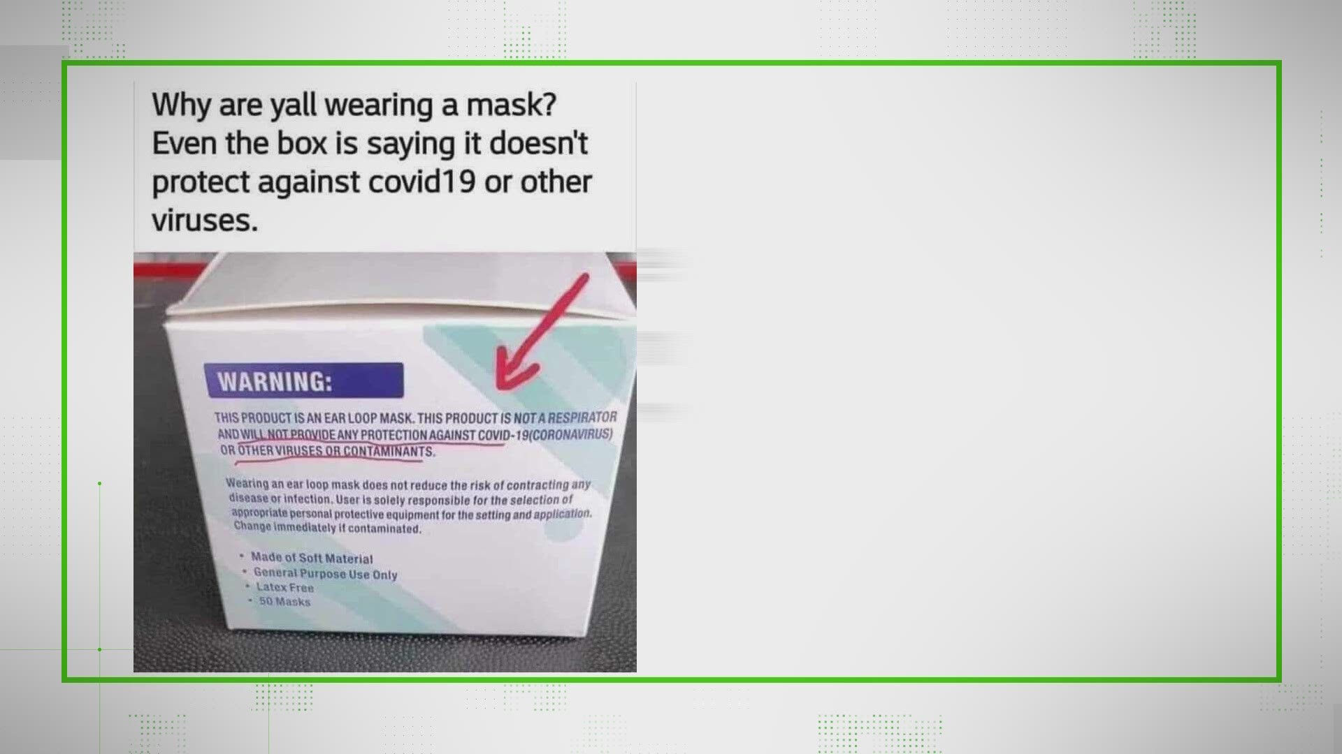 Wallpaper #aWcrDZMBSpphPi3-KOPZ134 Verify Why a Face Mask Box Says It Wont Protect from Covid 19