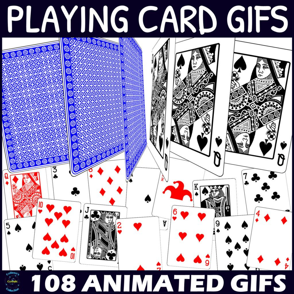 Wallpaper #n2fA7pIBSpphPi3-gV49320 Playing Card Gifs Animated Playing Cards Made by Teachers