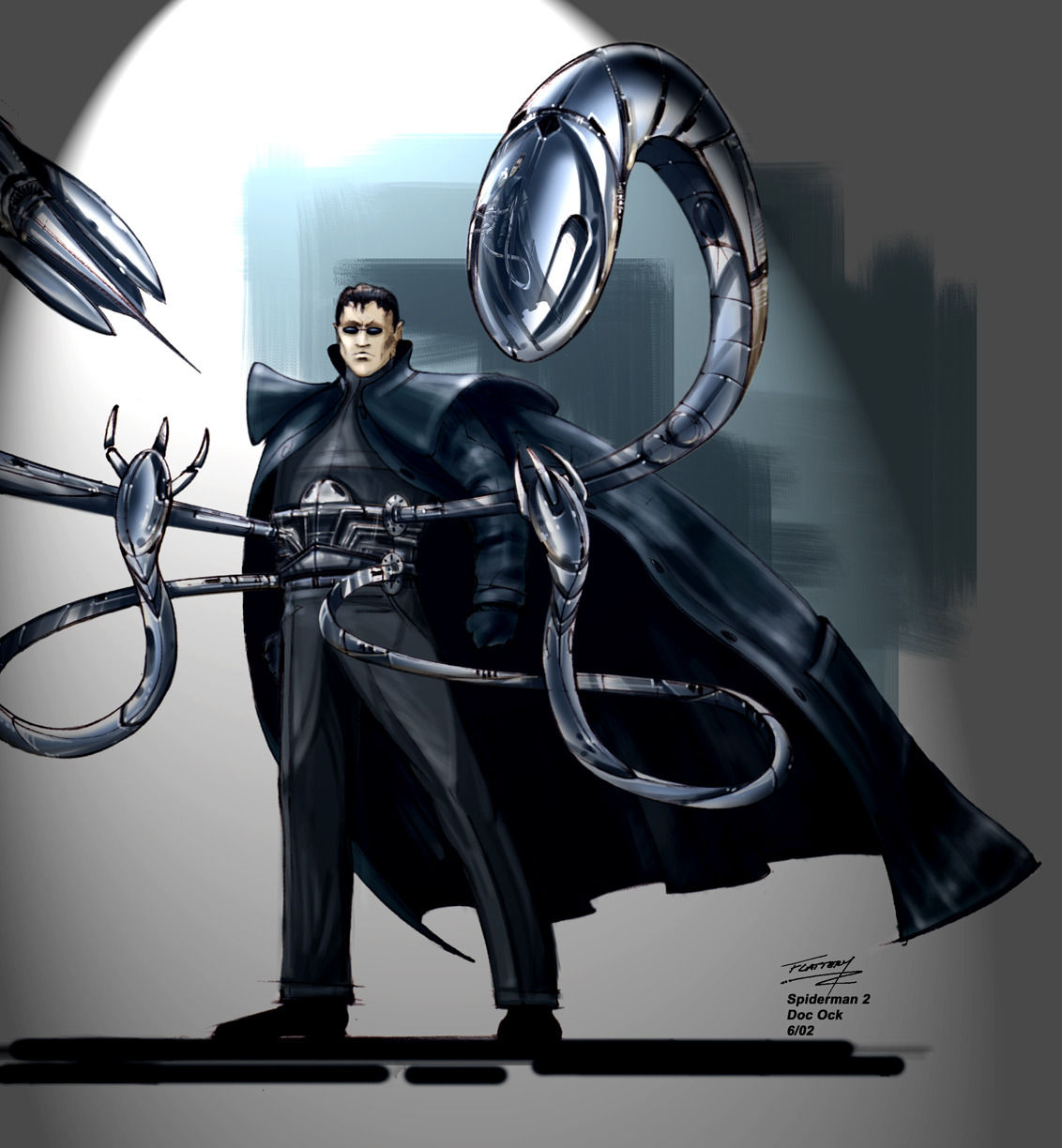Wallpaper #Rhn7BI8BtGB6xQ7881D79 Character Model Doc Ock by Tim Flattery Spider Man 2