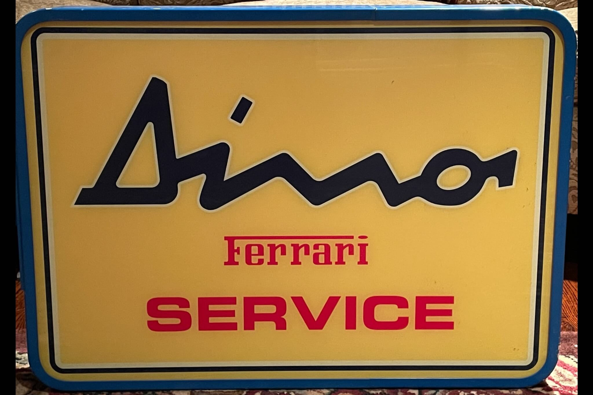 Wallpaper #oAOmZZMBpyOg8YnELtmd134 Dt Illuminated Double Sided Ferrari Dino Sign 27 X 20 Pcarmarket