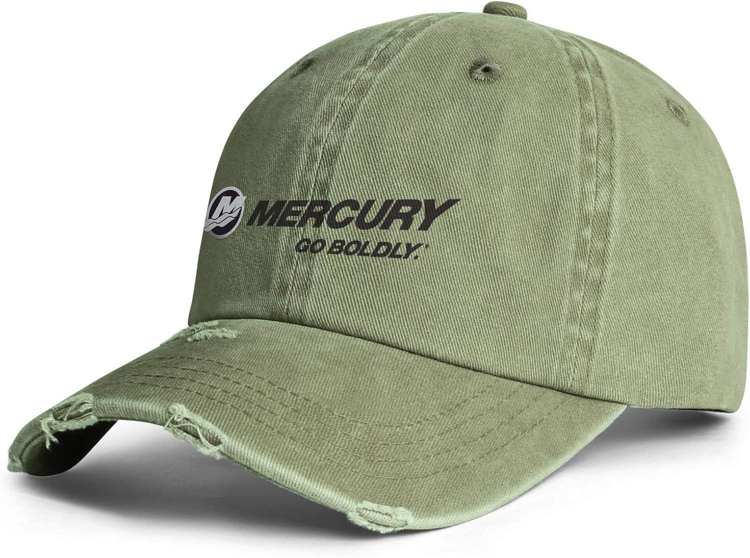 Wallpaper #PmfbDpMBSpphPi3-3OwJ41 Washed Denim Cap Mercury Marine Logo Go Boldly Adjustable Trucker Hat