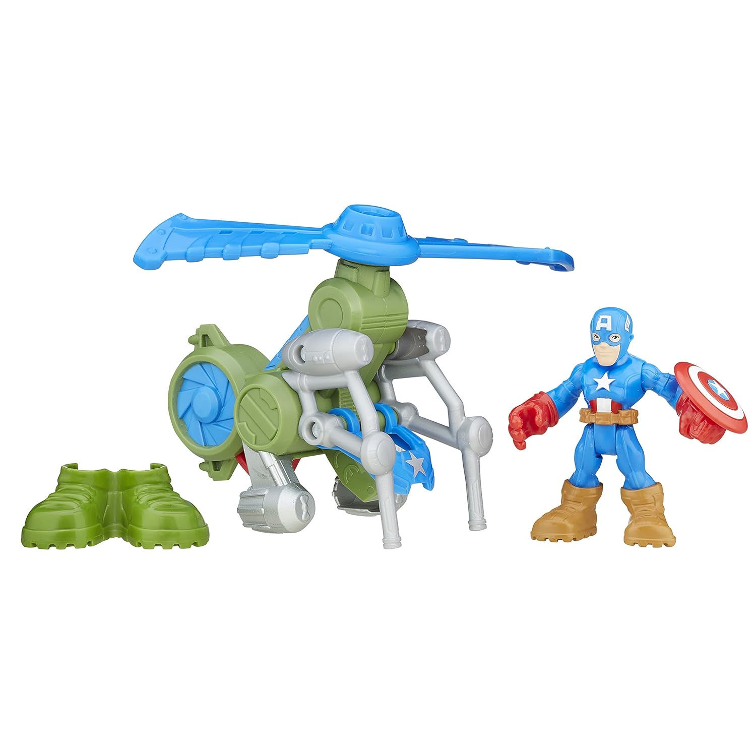 Wallpaper #S3P8iY4BFI5NbQksGiJS42 Playskool Heroes Super Hero Adventures Jungle Copter Captain America eBay
