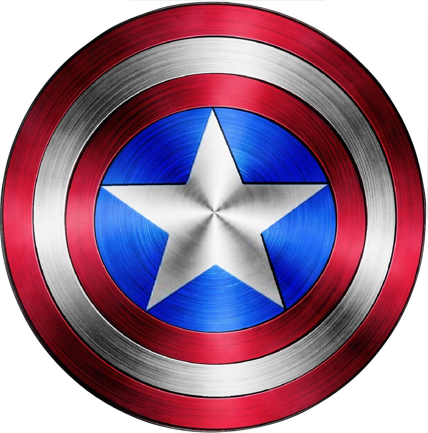 Wallpaper #J3ORgo4BFI5NbQksvBnS35 Aufkleber Schild Captain America Avengers 15076 Hauteur 15cm Amazon