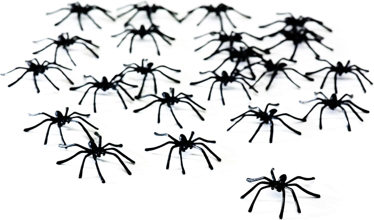 Wallpaper #HfQqOpMBKFX8bn3rhHgw241 Pack of 24 Spooky Black Plastic Spiders for Halloween Decorations by