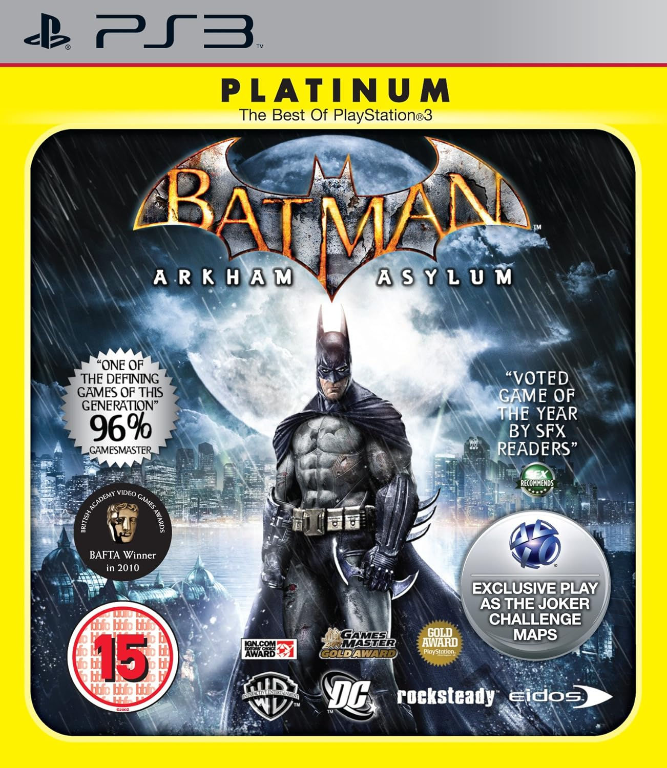 Wallpaper #bhnPH48BtGB6xQ78D3xu4 Batman Arkham Asylum Platinum PS3 Amazoncouk PC Video Games