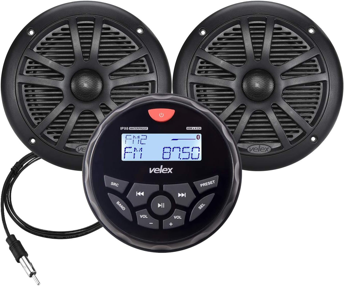 Wallpaper #xPBpfpcBi4JM6agGjh_496 Amazoncom Marine Audio System Stereo Speaker Package Bluetooth Mp3
