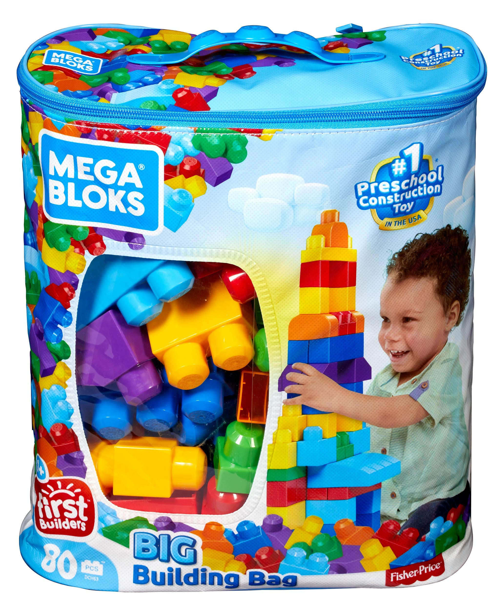 Wallpaper #634d6 Mega Bloks First Builders Big Building Bag with Big Building Blocks