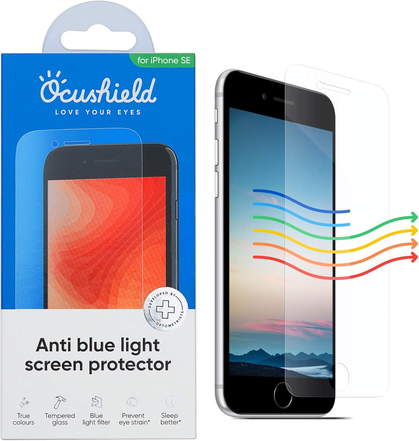 Wallpaper #sWf07JIBSpphPi3-5FU3242 Ocushield Anti Blue Light Tempered Glass Screen Protector for iPhone