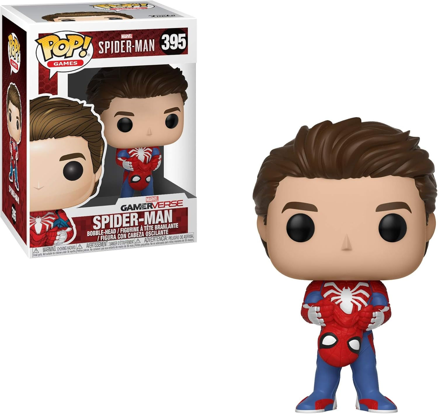 Wallpaper #1qVvOJMBVBiSkHCapo06146 Funko Pop Games Marvel Gamerverse Spider Man Unmasked 395