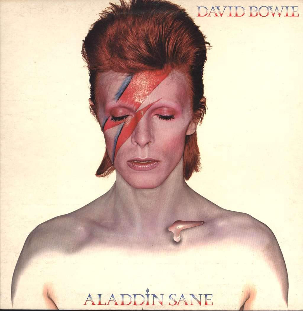 Wallpaper #7030a Aladdin Sane De David Bowie Cd Chez Libertemusic Ref123255141