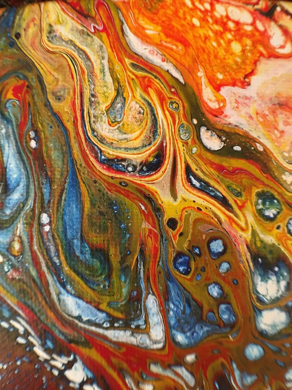 Wallpaper #jri8jJIBJvJKYCmEDtPW4 Original Fluid Abstract Art on Canvas Acrylic Pouring Painting Painting
