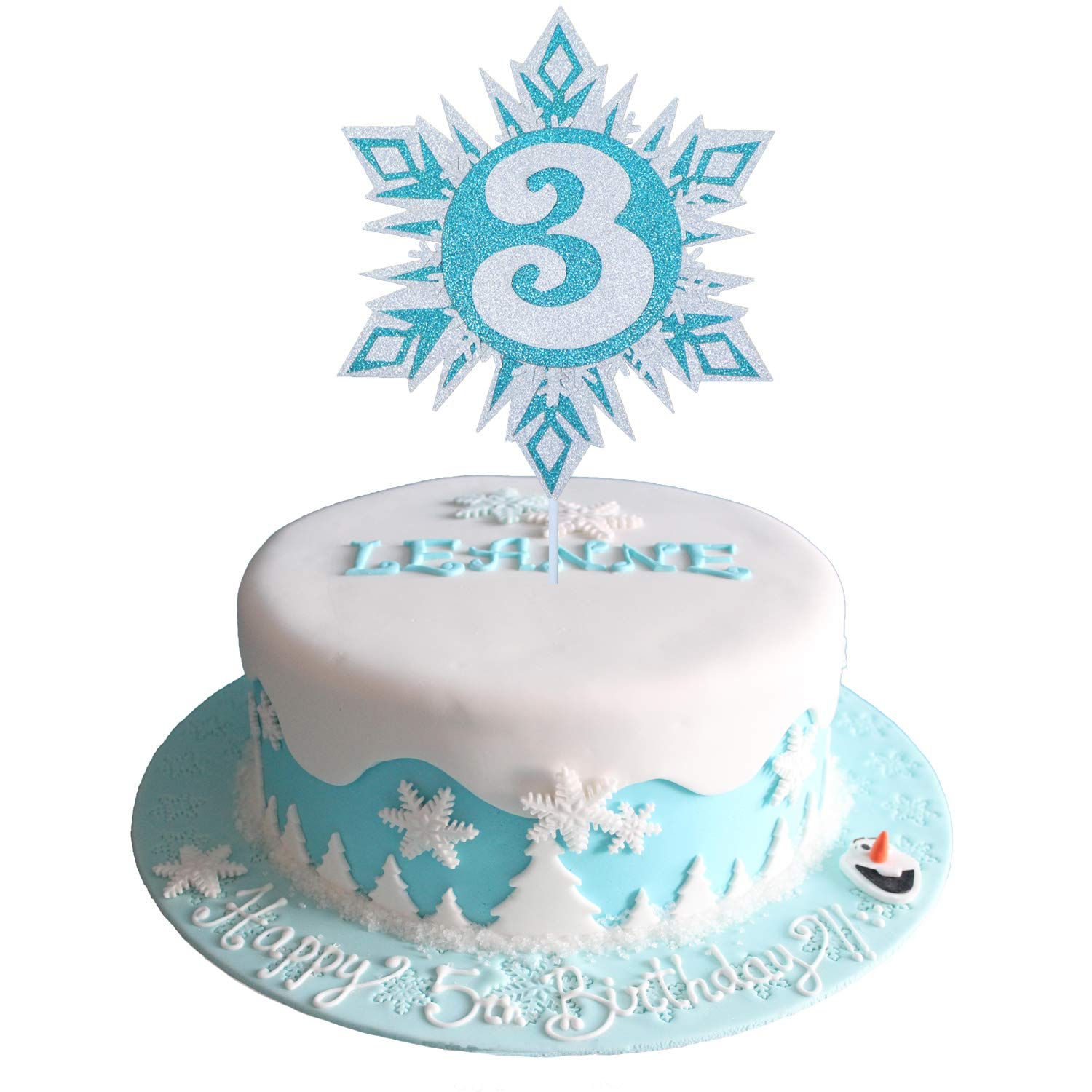 Wallpaper #92B6C Frozen Cake Topper Printable