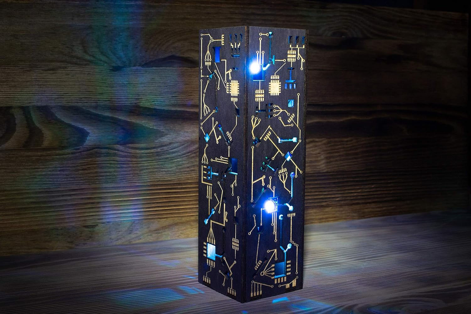 Wallpaper #mxmHAo8BtGB6xQ787kqK4 Cyberpunk Night Lamp Handmade Sci Fi Punk Style Table LED Lamp
