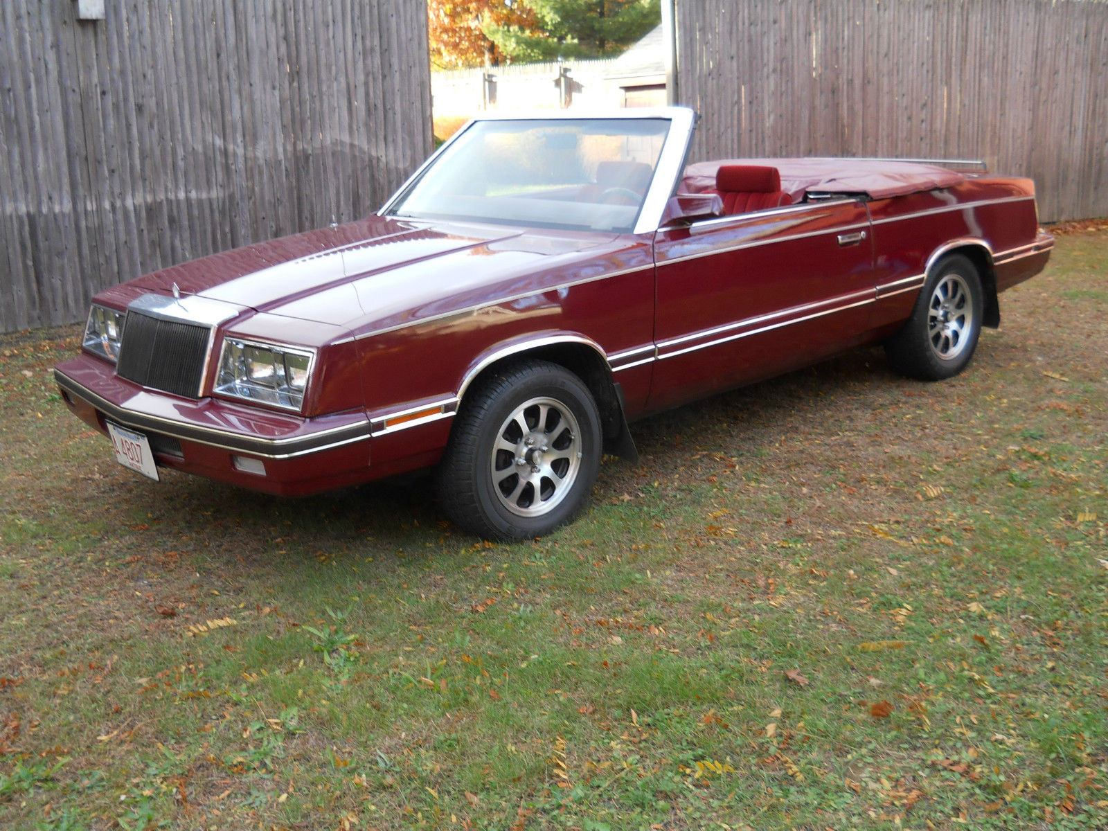 Wallpaper #TwP7YpMBpyOg8YnE-NTH307 1982 Chrysler Lebaron Convertible for Sale